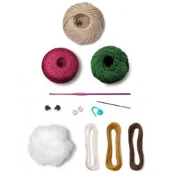 Kit Amigurumi - Reno Nina - Circulo -Las Tijeras Magicas Tienda kit amigurumi reno circulo 4