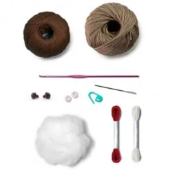 Kit Amigurumi Reno Rudolph - Circulo -Las Tijeras Magicas Tienda kit amigurumi reno rudoph circulo 3