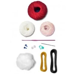 Kit Amigurumi - Santa Claus - Circulo -Las Tijeras Magicas Tienda kit amigurumi santa claus circulo 3