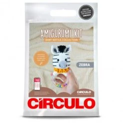 Kit Amigurumi Sonajero Zebra - Circulo