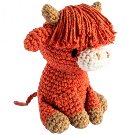 Kit Amigurumi Vaca De Las Tierras Altas Aidan - Hoooked 4 Kit Amigurumi Vaca De Las Tierras Altas Aidan - Hoooked - Imagen 2