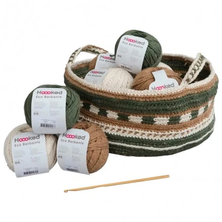 Kit Cesta De Ganchillo Montreal - Hoooked 5 Kit Cesta De Ganchillo Montreal - Hoooked - Imagen 3