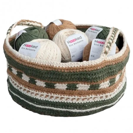 Kit Cesta De Ganchillo Montreal - Hoooked 3 Kit Cesta De Ganchillo Montreal - Hoooked