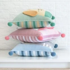 Kit Cojín De Ganchillo - Puppy - Anchor -Las Tijeras Magicas Tienda kit cojin de ganchillo puppy anchor 3