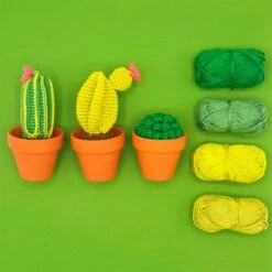 Kit De Amigurumi - Cactus - Hardicraft -Las Tijeras Magicas Tienda kit de amigurumi cactus hardicraft 4
