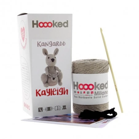 Kit De Amigurumi - Canguro Kayleigh - Hoooked 7 Kit De Amigurumi - Canguro Kayleigh - Hoooked - Imagen 5