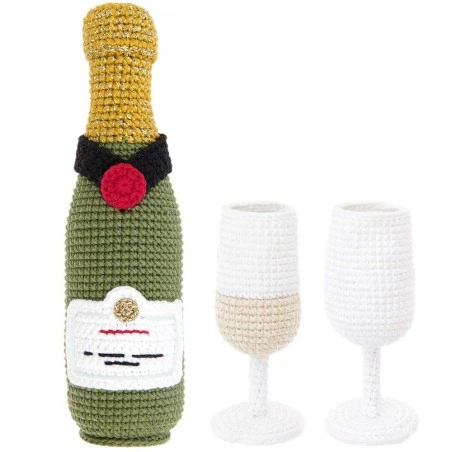 Kit De Amigurumi Champagne - The Winner Is... - Rico Design 4 Kit De Amigurumi Champagne - The Winner Is... - Rico Design - Imagen 2