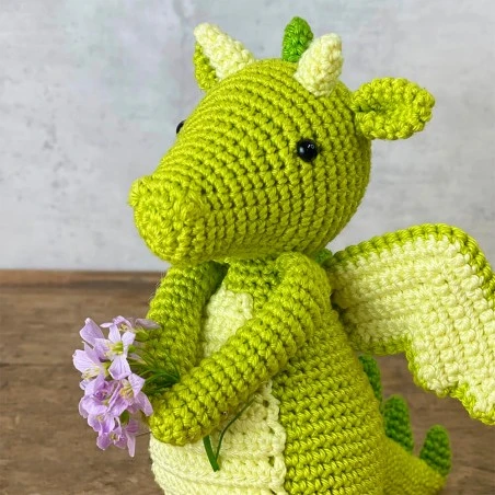 Kit De Amigurumi - Dragón Doris - Hardicraft 4 Kit De Amigurumi - Dragón Doris - Hardicraft - Imagen 2