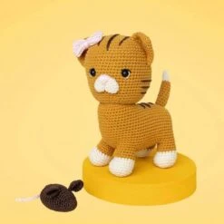 Kit De Amigurumi - Gato Y Ratón - Scheepjes