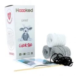 Kit De Amigurumi - La Cabra Giorgio - Hoooked -Las Tijeras Magicas Tienda kit de amigurumi la cabra giorgio hoooked 3