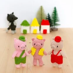 Kit De Amigurumi - Los 3 Cerditos - Anchor