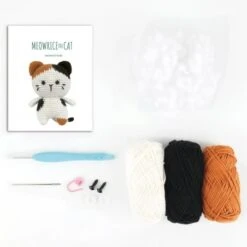 Kit De Amigurumi Meowrice The Cat - Anchor -Las Tijeras Magicas Tienda kit de amigurumi meowrice the cat anchor 1