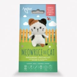 Kit De Amigurumi Meowrice The Cat - Anchor -Las Tijeras Magicas Tienda kit de amigurumi meowrice the cat anchor 2