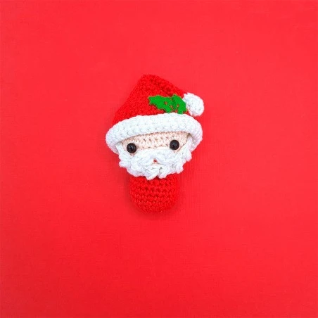 Kit De Amigurumi - Mini Santa Claus - Hardicraft 3 Kit De Amigurumi - Mini Santa Claus - Hardicraft