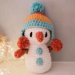 Kit De Amigurumi - Muñeco De Nieve - Hoooked