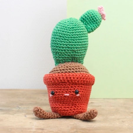 Kit De Amigurumi - Opuntia Cactus - Hardicraft 4 Kit De Amigurumi - Opuntia Cactus - Hardicraft - Imagen 2