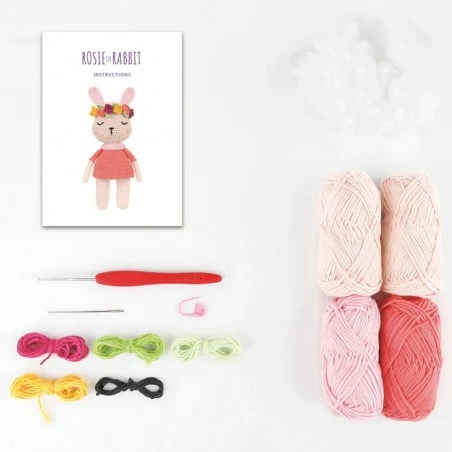 Kit De Amigurumi Rosie The Rabbit - Anchor 4 Kit De Amigurumi Rosie The Rabbit - Anchor - Imagen 2