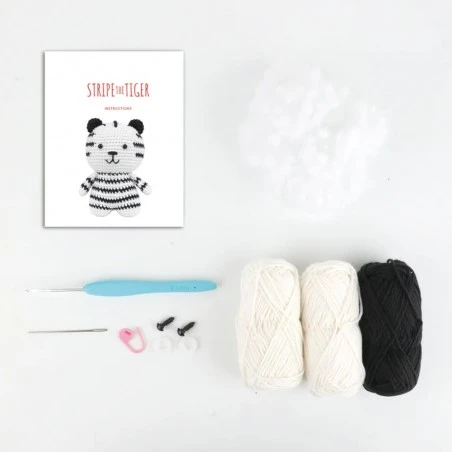 Kit De Amigurumi Stripe The Tiger - Anchor 4 Kit De Amigurumi Stripe The Tiger - Anchor - Imagen 2