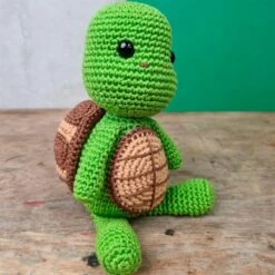 Kit De Amigurumi - Tortuga Siem - Hardicraft -Las Tijeras Magicas Tienda kit de amigurumi tortuga siem hardicraft 1