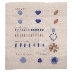 Kit De Bordado - Muestrario De 15 Puntos Básicos - Tulip -Las Tijeras Magicas Tienda kit de bordado 15 puntos basicos tulip 2