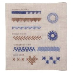 Kit De Bordado - Muestrario De 15 Puntos Básicos - Tulip -Las Tijeras Magicas Tienda kit de bordado 15 puntos basicos tulip 4