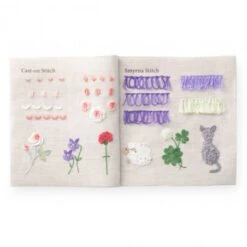 Kit De Bordado - Muestrario De Puntos 3D - Tulip 9 Kit De Bordado - Muestrario De Puntos 3D - Tulip -Las Tijeras Magicas Tienda kit de bordado 3d stitches tulip 2