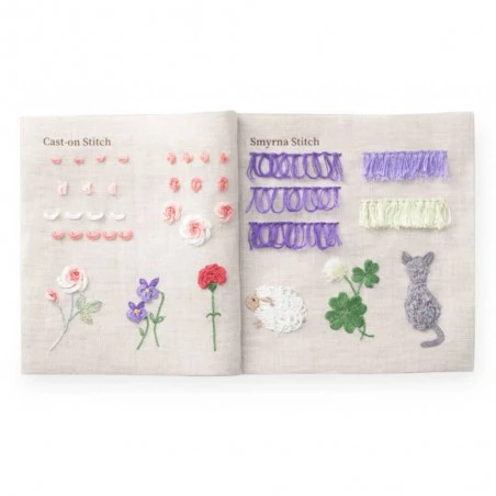 Kit De Bordado - Muestrario De Puntos 3D - Tulip 5 Kit De Bordado - Muestrario De Puntos 3D - Tulip - Imagen 3