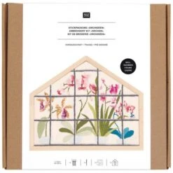 Kit De Bordado Casa De Madera - Orquídeas - Rico Design 6 Kit De Bordado Casa De Madera - Orquídeas - Rico Design -Las Tijeras Magicas Tienda kit de bordado casa de madera orquideas rico design 1