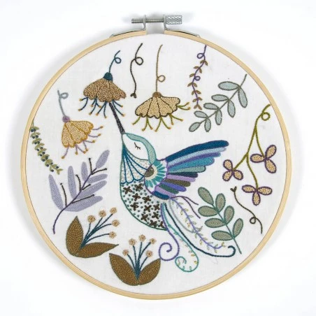 Kit De Bordado - Colibrí - DMC 3 Kit De Bordado - Colibrí - DMC