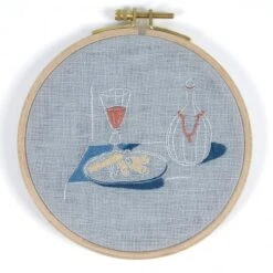Kit De Bordado Con Bastidor - Le Dessert De Gaufrettes - DMC