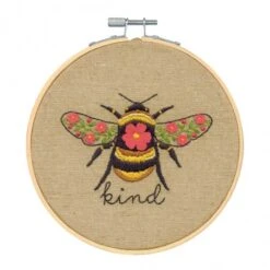 Kit De Bordado Con Bastidor - Bee Kind - Dimensions