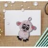 Kit De Bordado Con Cuentas Colgante - Lamb -Las Tijeras Magicas Tienda kit de bordado con cuentas colgante lamb