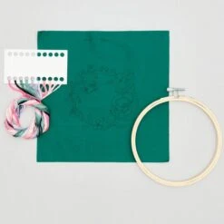 Kit De Bordado - Floral Wreath - Rico Design