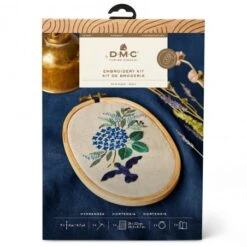 Kit De Bordado - Hortensia By Yumiko Higuchi - DMC -Las Tijeras Magicas Tienda kit de bordado hortensia by yumiko higuchi dmc 2