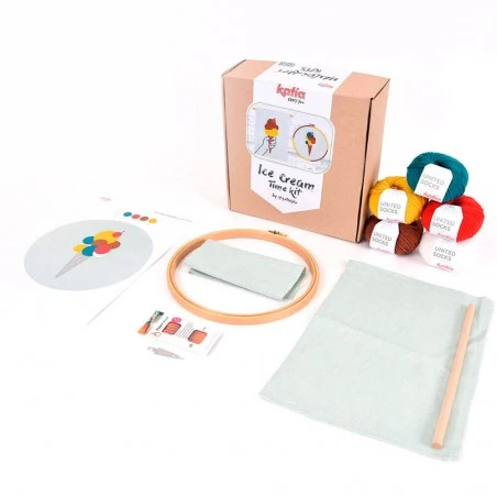 Kit De Bordado - Ice Cream Time - Katia 8 Kit De Bordado - Ice Cream Time - Katia - Imagen 6
