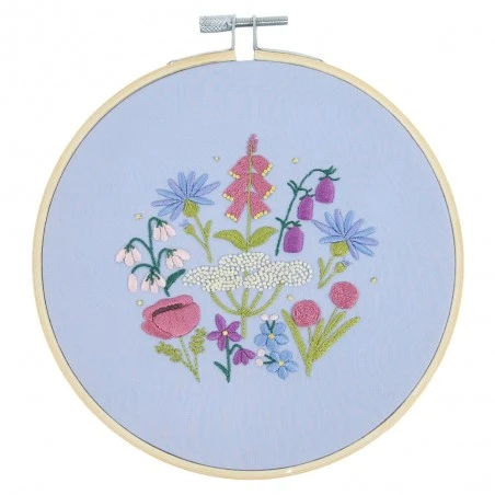 Kit De Bordado - Jardín Inglés By Celeste Johnston - DMC 3 Kit De Bordado - Jardín Inglés By Celeste Johnston - DMC