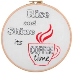 Kit De Bordado Libre + Bastidor - Rise And Shine - Anchor