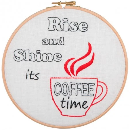 Kit De Bordado Libre + Bastidor - Rise And Shine - Anchor 3 Kit De Bordado Libre + Bastidor - Rise And Shine - Anchor