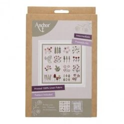 Kit De Bordado Libre - Linen Freestyle Sampler - Anchor -Las Tijeras Magicas Tienda kit de bordado libre linen freestyle sampler anchor 2