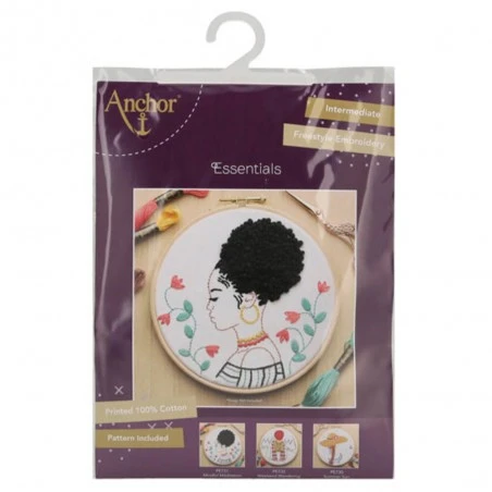 Kit De Bordado Libre - Mindful Meditation - Anchor 3 Kit De Bordado Libre - Mindful Meditation - Anchor