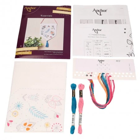 Kit De Bordado Libre - Wall Hanging - Anchor 4 Kit De Bordado Libre - Wall Hanging - Anchor - Imagen 2