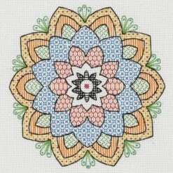 Kit De Bordado Mandala Blackwork Kit - Anchor