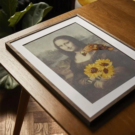 Kit De Bordado - Mona Lisa Y Los Girasoles - DMC 4 Kit De Bordado - Mona Lisa Y Los Girasoles - DMC - Imagen 2