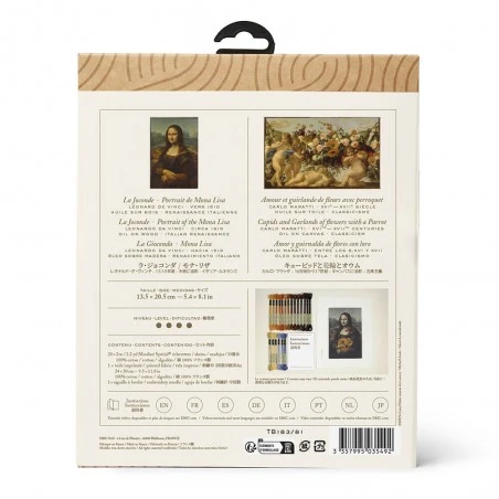 Kit De Bordado - Mona Lisa Y Los Girasoles - DMC 7 Kit De Bordado - Mona Lisa Y Los Girasoles - DMC - Imagen 5