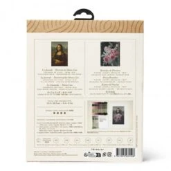 Kit De Bordado - Mona Lisa Y Ramos De Peonías - DMC 11 Kit De Bordado - Mona Lisa Y Ramos De Peonías - DMC -Las Tijeras Magicas Tienda kit de bordado mona lisa y ramos de peonias dmc 4