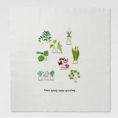 Kit De Bordado - Plantas De Interior - DMC 3 Kit De Bordado - Plantas De Interior - DMC