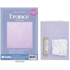 Kit De Bordado Sashiko - France Eternal Promise - Tulip
