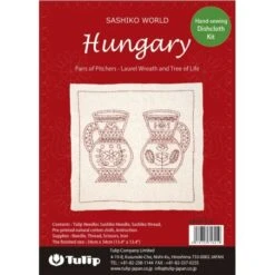 Kit De Bordado Sashiko - Hungary Pairs Of Pitchers
