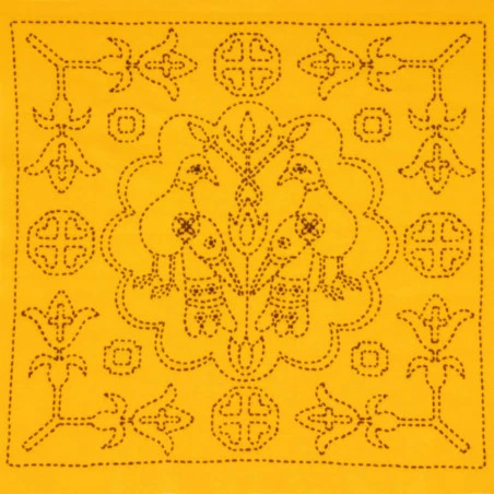 Kit De Bordado Sashiko - Italy. Little Birds Of Assisi - Tulip 3 Kit De Bordado Sashiko - Italy. Little Birds Of Assisi - Tulip