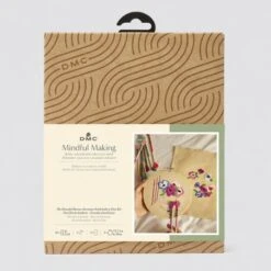 Duo Kit De Bordado - The Peaceful Breeze Anemone - DMC -Las Tijeras Magicas Tienda kit de bordado the peaceful breeze anemone dmc 4